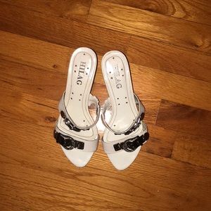 Hilag White 1 Inch Sandals